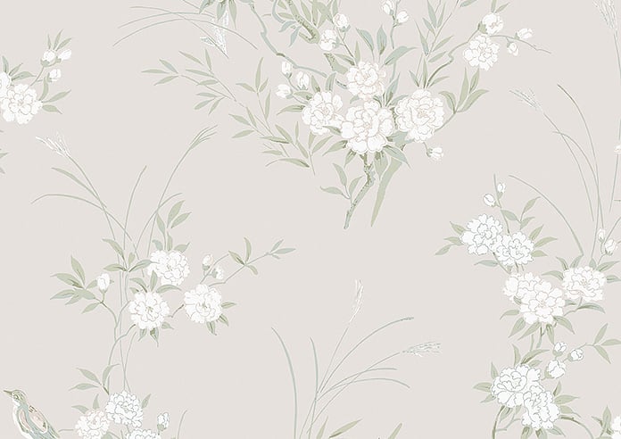 Shabby Chic by Rachel Ashwell Bird Chinoiserie (Blackout), Natural - Roller Blind - Image 6